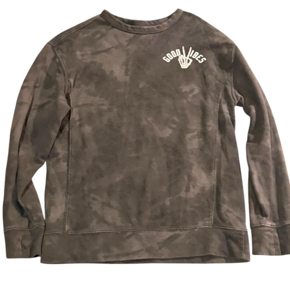 old navy Other - Brown tie-dye crewneck sweatshirt #skater #goodvibes XXL BOYS or SM. Adult